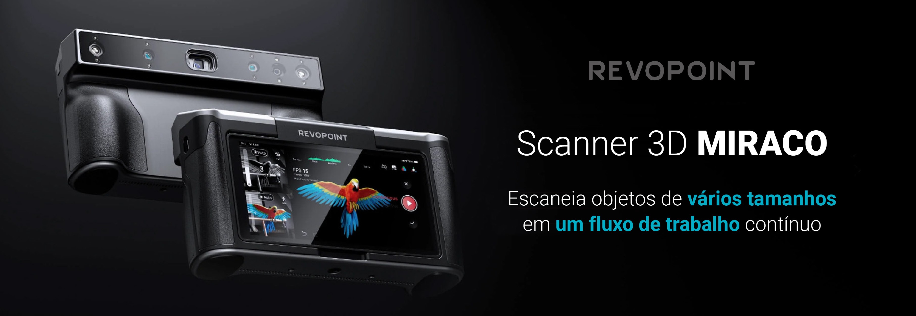 Scanner 3D Revopoint Miraco
